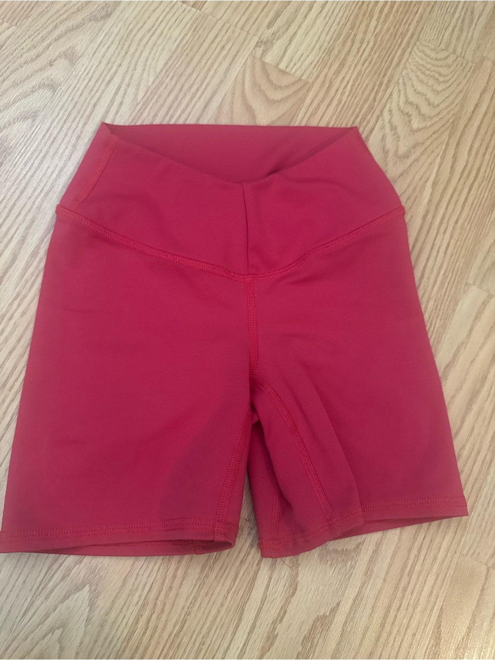 High-Waist Women’s Performance Bike Shorts - Coral, Five Dancewear
